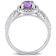 Kunzite and Diamond 14K White Gold Ring 0.174ctw
