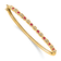14k Yellow Gold Ruby and Diamond Bangle