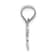 Rhodium Over 14k White Gold Textured MOM with Heart Pendant