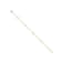 14K Yellow Gold White Freshwater Pearl 7 inch Bracelet