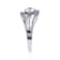 Lab Created Purple Sapphire Sterling Silver Open Design Solitaire Ring, 0.35ct