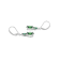 Green Cubic Zirconia Platinum Over Sterling Silver May Birthstone
Earrings 6.15ctw