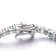 Emerald Color CZ Tennis Bracelet In Sterling Silver