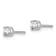 14K White Gold Lab Grown Diamond 1/10ctw VS/SI GH 4 Prong Earrings