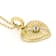 White Zircon Heart Enhancer Pendant With Chain In 18K Gold Over Sterling
Silver 0.12ct