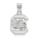 Rhodium Over Sterling Silver LogoArt University of South Carolina Small Pendant