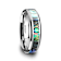 MAUI Tungsten Wedding Band with Mother of Pearl Inlay 6mm