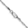 Rhodium Over Sterling Silver 1.75mm Singapore Chain