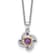 Rhodium Over Sterling Silver with 14K Accent Amethyst and Pink Quartz
18-inch Necklace