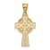 14K Yellow Gold Celtic Cross Pendant
