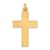 14k Yellow Gold Polished Filigree Cross Pendant