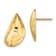 14K Yellow Gold Mussel Shell Stud Earrings