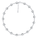White Cubic Zirconia Platinum Over Sterling Silver Bracelet 6.50ctw