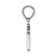 Rhodium Over 14k White Gold Polished Block Letter Z Initial Pendant