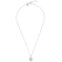 Initial U Charm Pendant Necklace In Silver-Tone