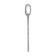Rhodium Over 14k White Gold Polished Cross Pendant