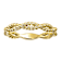Rope Twist Stacking Ring In 18K Gold Over Sterling Silver