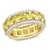 Yellow Sapphire and Diamond 14K Yellow Gold Ring 5.37ctw