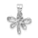 Rhodium Over Sterling Silver Polished Cubic Zirconia Dragonfly
Children's Pendant