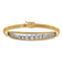 14K Two-tone Polished and Diamond-cut Beaded Fancy Bracelet