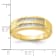 10K Yellow Gold Lab Grown Diamond Men's Ring