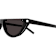 Saint Laurent Black Frame / Black Lenses Sunglasses