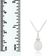 9-10mm White Cultured Freshwater Pearl Sterling Silver Pendant W/Chain