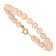 14K Yellow Gold 4-5mm Pink Freshwater Cultured Pearl 5.5 Inch Bracelet
and Earrings Set