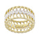 White Cubic Zirconia 18k Yellow Gold Over Sterling Silver Eternity Band
Ring 5.95ctw