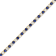 6.25ctw Sapphire and Diamond Bracelet in 14k Yellow Gold