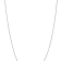 Rhodium Over 18K White Gold 0.5mm Solid Box 20 Inch Chain