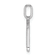 14K White Gold Diamond Letter M Initial Pendant