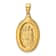 14K Yellow Gold Saint Joseph Medal Pendant