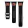 Gametime Cincinnati Bengals Black Silicone Band fits Apple Watch
(42/44mm M/L). Watch not included.