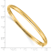 14k Yellow Gold 5mm Oversized High Polished Hinged Bangle Bracelet