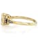 Diamond Simulant Oval, Champagne Diamond And White Diamond Ring In 18K
Gold Over Sterling Silver 2.65ctw