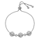 White Cubic Zirconia Rhodium Over Brass Bolo Bracelet 5.29ctw