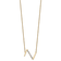 14k Yellow Gold and Rhodium Over 14k Yellow Gold Sideways Diamond
Initial Z Pendant 18 Inch Necklace