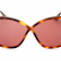 Tom Ford Dark Havana Butterfly Frame / Violet Lenses Sunglasses