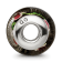 Sterling Silver Black Hand-blown Glass Bead