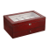 Mele and Co Christo Locking Glass Top Wooden Watch Box
