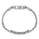 Charles Hubert Stainless Steel Wire Bangle Silver Dial Watch