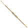 14K Two-tone 6.75-inch with 1-inch Ext. Mesh Bracelet