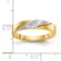 14K Yellow Gold AA Quality Ladies Wedding Band