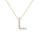 Lab-Grown Diamond Initial L Necklace In 14K Gold Over Sterling Silver 0.50ctw