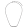 Rhodium Over 14K White Gold Diamond Curved Bar 16 Inch with 2 Inch
Extension Necklace