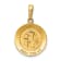 14K Yellow Gold Saint Joseph Medal Charm
