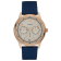 Guess Men's Aviator Blue Fabric Strap Watch