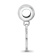 Sterling Silver Rhodium-plated LogoArt North Carolina State University
Small Dangle Bead