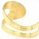 Gold-Tone Wide Open Cuff Bracelet